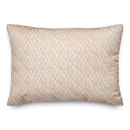 Quatrefoil Rectangular Throw Pillow